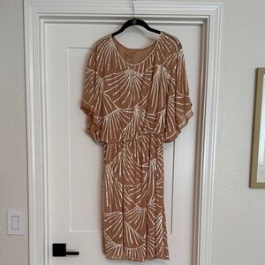 Gorgeous Nude Women's Midi Dress
